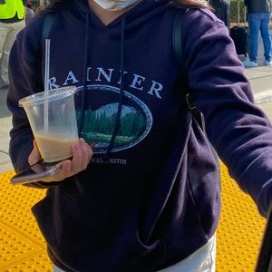 rainier washington hoodie, cotton on